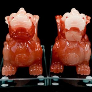 ปี่เซียะ เรซิ่นคู่ ขนาด สูง 10ซม กว้าง10 ซม ลึก7 ซม